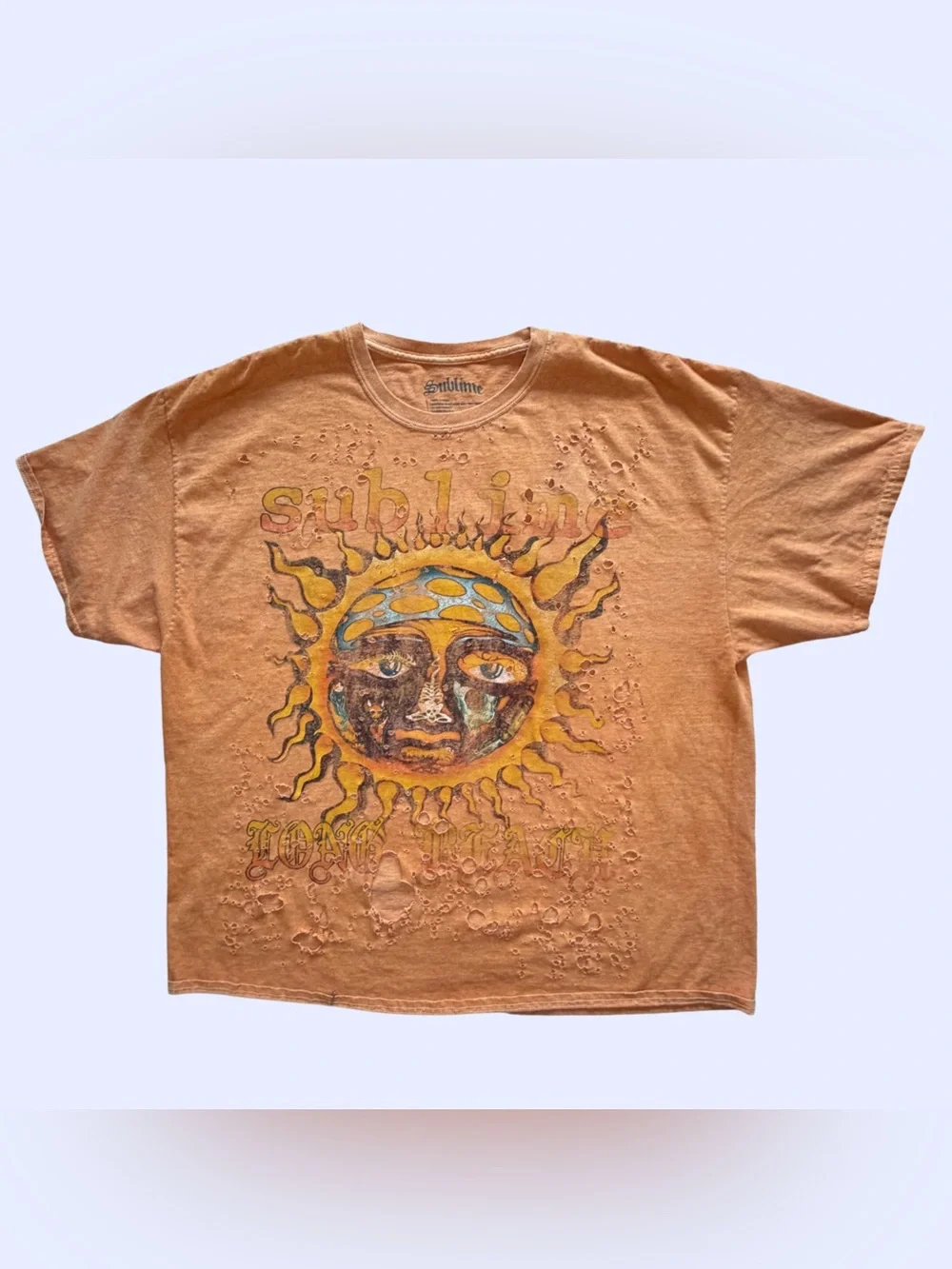 Urban Outfitters Rust Orange Sublime Sun Graphic Tee